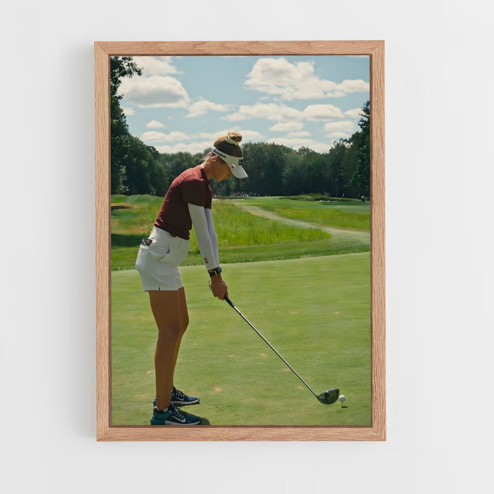 Poster Nelly korda parcours – affiche Golf (vue 4)